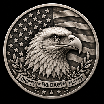 Eagle Liberty Freedom Truth Medallion